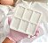 Molde Chaveiro Retangular com Furo 6 Cavidades 3,5cm x 5cm - Imagem 1