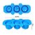 Molde de Silicone - 3 Vasos - Redondo - Imagem 1