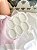 Molde Plaquinha Semi Oval Sem Furo 6 Cavidades 3,8cm - Imagem 1