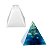 Molde Formato Orgonite Pirâmide Pequeno - Imagem 1