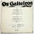 LP Os Gaiteiros - Vol. 5 - 1985 Riscando Fogo - Vinil - Hm - Imagem 3