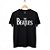 Camiseta Banda The Beatles - Manca Curta Unissex Preta - Imagem 2