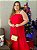 Vestido plus vermelho - Imagem 1