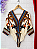 Body estampado em poliamida. - Imagem 1
