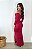 Vestido longo drapeado - Imagem 1