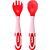 Kit Talher Colher e Garfo Termossensível Introdução Alimentar Bebê Buba - Imagem 6