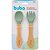 Kit de Talher em Silicone e Bambu com Garfo e Colher Buba - Imagem 8