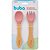 Kit de Talher em Silicone e Bambu com Garfo e Colher Buba - Imagem 6
