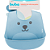 Babador Silicone Bebê Menino Menina Impermeável Azul Rosa Verde Buba ® - Imagem 7
