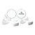 Esponjas Triangulares Para Base Makeup Com 8 Unidades (PF-007) - Imagem 1