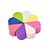 Kit 8 Mini Esponjas de Maquiagem Queijinho Colors G001 para Base Corretivo e Pó - Imagem 2