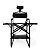 Cadeira para Maquiagem Profissional | Dobrável | Leve | Encosto Cabeça | Klass Vough DC-013BL - Imagem 5