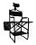 Cadeira para Maquiagem Profissional | Dobrável | Leve | Encosto Cabeça | Klass Vough DC-013BL - Imagem 7