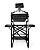 Cadeira para Maquiagem Profissional | Dobrável | Leve | Encosto Cabeça | Klass Vough DC-013BL - Imagem 12