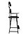 Cadeira Profissional para Maquiagem Dobrável | Leve | Encosto Cabeça | Klass Vough DC-011BL - Imagem 4