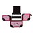 Maleta de Maquiagem Organizadora Hello Kitty Klass Vough DBHK-02R Pink com Múltiplos Compartimentos - Imagem 3