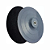 Prato Suporte Para Lixa 180mm 7 Polegadas Rígido Com Velcro - Imagem 1
