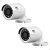 Kit 2x Câmera De Segurança Jfl 720p Hd Infra 30mts Chd-1230p Cor Branco - Imagem 1