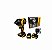 MINI CHAVE DE IMPACTO 1/2" 550NM A BATERIA 21V BRUSHLESS  ROTTA376 - Imagem 2
