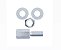 KIT ADAPTADOR RODA DE POLIR P/ POLITRIZ AUTO CRAZY - Imagem 1