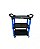 STG CARRINHO 3 BANDEJAS AZUL - Imagem 1