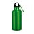 Garrafa esportiva em alumínio com mosquetão 400 mL Alumi - Imagem 1