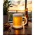 Caneca em vidro 530ml com efeito fosco Prime - Imagem 1