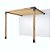Pergofacil Deck 3x3m 4" Teto Areia - Imagem 4