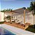 Pergofacil DoubleDeck 3x6m 4" Teto Branco e Ripado - Imagem 2
