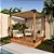 Pergofacil Elegance 3x3m 4" Teto Areia - Imagem 2