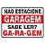 Placa Proibido Estacionar Vários Modelos - Imagem 1
