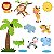 Adesivo de Parede Infantil Safari - Imagem 2