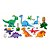 Adesivo Decorativo de Parede Infantil para Quarto de Criança e Bebê - Dinossauros Dino - Imagem 1