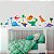 Adesivo Decorativo de Parede Infantil para Quarto de Criança e Bebê - Dinossauros Dino - Imagem 2