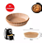 50 Pcs Papel Air Fryer Forma Forro Tapete De Fritadeira - Imagem 2