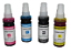 Kit Tinta Bulk Ink 4 Cores Refil 100ml Mp664 673 Masterprint - Imagem 1