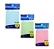 Kit 3 Blocos Adesivos P/ Anotações 76x102mm 100 Fls Cada - Imagem 1