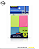 Bloco Adesivo Masterprint 37,5x50 C/4x100 Folhas Neon Mp2001 - Imagem 1