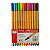 Caneta Hidrográfica Fineliner 0.4mm – Kit com 12 Cores Ponta Fina | Corpo Amarelo para Escrita e Desenho - Imagem 1