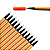 Caneta Hidrográfica Fineliner 0.4mm – Kit com 12 Cores Ponta Fina | Corpo Amarelo para Escrita e Desenho - Imagem 7