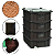 Composteira Doméstica 60 Litros com 4 Módulos – Preta, Ideal para Compostagem de Resíduos Orgânicos - Imagem 1