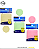 Kit 3 Blocos Post-IT Adesivos 75x75mm Masterprint – 100 Folhas Cada para Anotações - Imagem 1