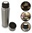 Garrafa Térmica Madri 500ml Inox Unitermi – Mantém Bebidas Quentes e Frias, Cor Cinza - Imagem 3