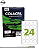 Etiqueta Adesiva Redonda Círculo Cc193 42,33mm Colacril 100 Folhas 24 Etiquetas por Folha 2400 Etiquetas p/ Jato de tinta ou Laser - Imagem 2