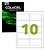 Etiqueta Impressora Carta 50,8x101,6mm 100 Fl Cc183 Colacril Cor Branco - Imagem 3