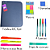 Kit Escolar Completo Fichário Dac + Canetas + Post-it - Imagem 1