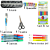 Kit Escolar Completo Estojo + Lápis Cor + Canetas + Tesoura - Imagem 3