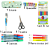 Kit Escolar Completo Estojo + Lápis Cor + Canetas + Tesoura - Imagem 5