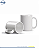 Caneca Cerâmica Para Personalizados Branca Sublimação 325ml Sublimática Masterprint - Imagem 2