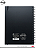 Caderno Universitario Smart 80 Folhas 200x275mm 10 divisórias 90g All Black - Dac - Imagem 2